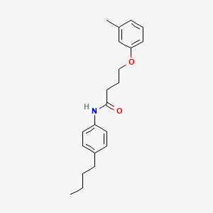 N-(4-butylphenyl)-4-(3-methylphenoxy)butanamide