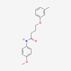 N-(4-methoxyphenyl)-4-(3-methylphenoxy)butanamide