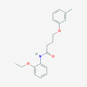 molecular formula C19H23NO3 B3754065 N-(2-ethoxyphenyl)-4-(3-methylphenoxy)butanamide 