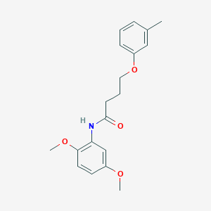 N-(2,5-dimethoxyphenyl)-4-(3-methylphenoxy)butanamide