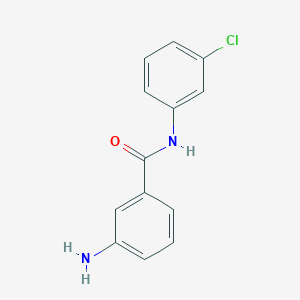 molecular formula C13H11ClN2O B037541 3-氨基-N-(3-氯苯基)苯甲酰胺 CAS No. 115175-22-9