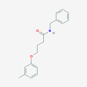 N-benzyl-4-(3-methylphenoxy)butanamide