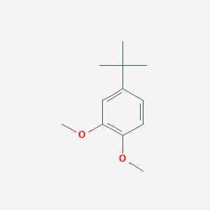 molecular formula C12H18O2 B375418 4-Tert-butyl-1,2-dimethoxybenzene CAS No. 41280-64-2