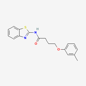 N-Benzothiazol-2-yl-4-m-tolyloxy-butyramide