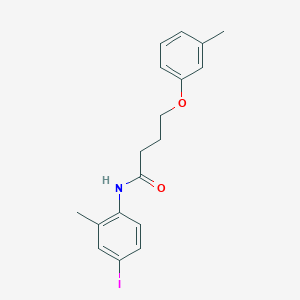 N-(4-iodo-2-methylphenyl)-4-(3-methylphenoxy)butanamide