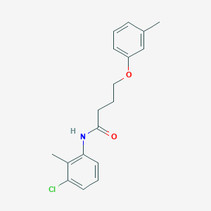 N-(3-chloro-2-methylphenyl)-4-(3-methylphenoxy)butanamide