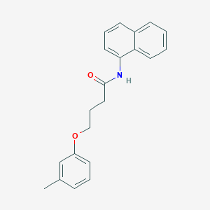 4-(3-methylphenoxy)-N-1-naphthylbutanamide