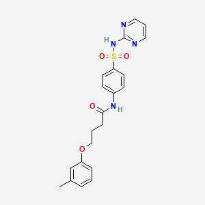 N-[4-(Pyrimidin-2-ylsulfamoyl)-phenyl]-4-m-tolyloxy-butyramide