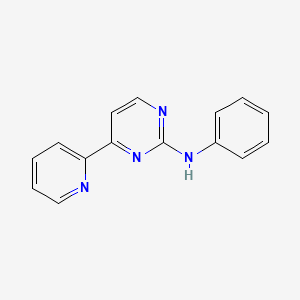 molecular formula C15H12N4 B3754262 N-phenyl-4-(2-pyridinyl)-2-pyrimidinamine 