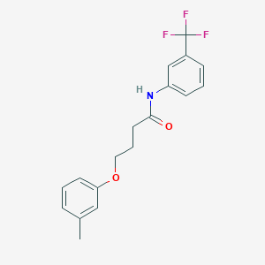 4-(3-methylphenoxy)-N-[3-(trifluoromethyl)phenyl]butanamide