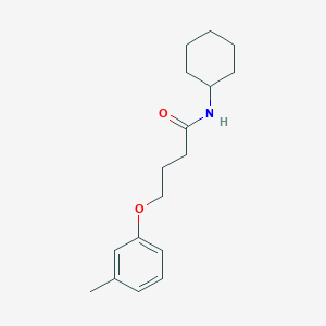 N-cyclohexyl-4-(3-methylphenoxy)butanamide