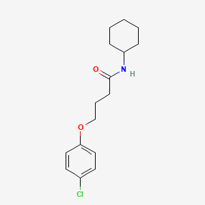 4-(4-chlorophenoxy)-N-cyclohexylbutanamide