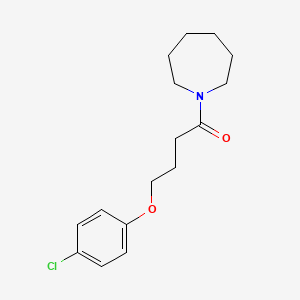 1-[4-(4-chlorophenoxy)butanoyl]azepane