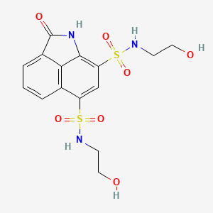 6-N,8-N-bis(2-hydroxyethyl)-2-oxo-1H-benzo[cd]indole-6,8-disulfonamide