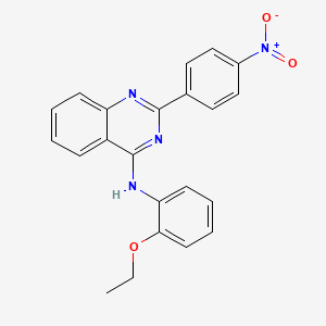 N-(2-ethoxyphenyl)-2-(4-nitrophenyl)quinazolin-4-amine