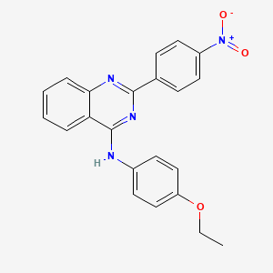 N-(4-ethoxyphenyl)-2-(4-nitrophenyl)quinazolin-4-amine