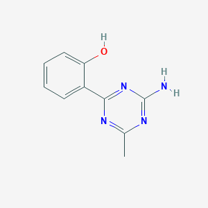 molecular formula C10H10N4O B375469 2-(4-Amino-6-methyl-1,3,5-triazin-2-yl)phenol CAS No. 146998-57-4