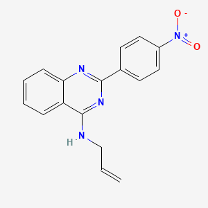 2-(4-nitrophenyl)-N-(prop-2-en-1-yl)quinazolin-4-amine