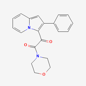 2-(4-morpholinyl)-2-oxo-1-(2-phenyl-3-indolizinyl)ethanone