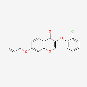 7-(allyloxy)-3-(2-chlorophenoxy)-4H-chromen-4-one