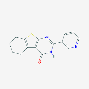 2-(3-Pyridinyl)-5,6,7,8-tetrahydro[1]benzothieno[2,3-d]pyrimidin-4(3H)-one