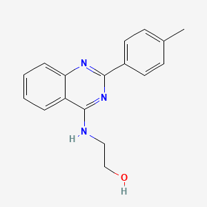 2-[[2-(4-methylphenyl)quinazolin-4-yl]amino]ethanol