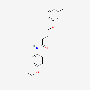 N-(4-isopropoxyphenyl)-4-(3-methylphenoxy)butanamide