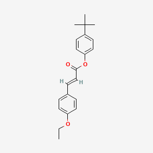 4-tert-butylphenyl 3-(4-ethoxyphenyl)acrylate