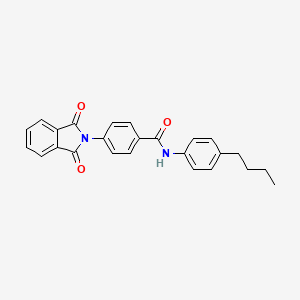 N-(4-butylphenyl)-4-(1,3-dioxo-1,3-dihydro-2H-isoindol-2-yl)benzamide