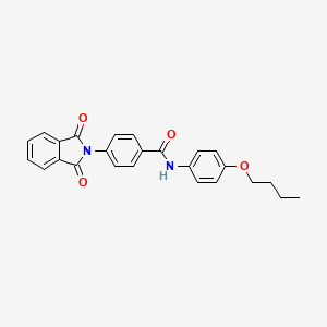 N-(4-butoxyphenyl)-4-(1,3-dioxo-1,3-dihydro-2H-isoindol-2-yl)benzamide