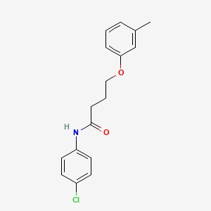 N-(4-chlorophenyl)-4-(3-methylphenoxy)butanamide