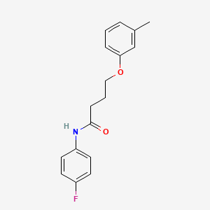 N-(4-fluorophenyl)-4-(3-methylphenoxy)butanamide