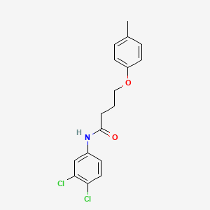 N-(3,4-dichlorophenyl)-4-(4-methylphenoxy)butanamide