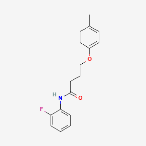 N-(2-fluorophenyl)-4-(4-methylphenoxy)butanamide