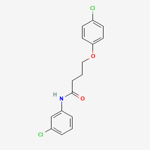 4-(4-chlorophenoxy)-N-(3-chlorophenyl)butanamide