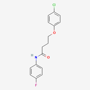 4-(4-chlorophenoxy)-N-(4-fluorophenyl)butanamide