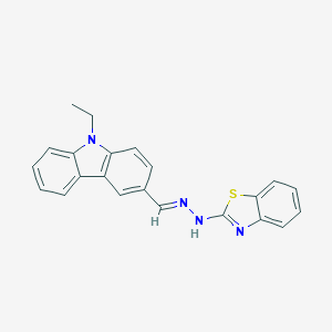 9-ethyl-9H-carbazole-3-carbaldehyde 1,3-benzothiazol-2-ylhydrazone