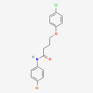 N-(4-bromophenyl)-4-(4-chlorophenoxy)butanamide