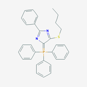 butyl 2-phenyl-4-(triphenylphosphoranylidene)-4H-imidazol-5-yl sulfide