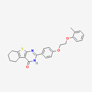 2-{4-[2-(2-methylphenoxy)ethoxy]phenyl}-5,6,7,8-tetrahydro[1]benzothieno[2,3-d]pyrimidin-4(3H)-one