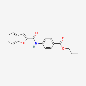 propyl 4-[(1-benzofuran-2-ylcarbonyl)amino]benzoate