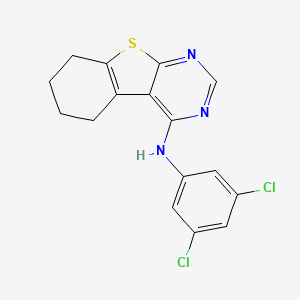 N-(3,5-dichlorophenyl)-5,6,7,8-tetrahydro-[1]benzothiolo[2,3-d]pyrimidin-4-amine