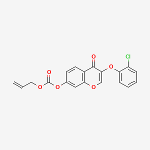 allyl 3-(2-chlorophenoxy)-4-oxo-4H-chromen-7-yl carbonate