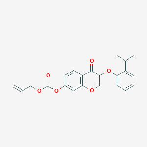 allyl 3-(2-isopropylphenoxy)-4-oxo-4H-chromen-7-yl carbonate