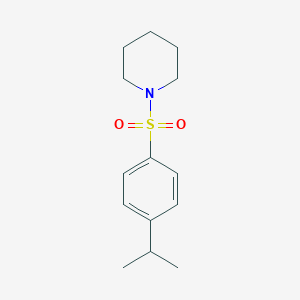 molecular formula C14H21NO2S B375551 1-((4-Isopropylphenyl)sulfonyl)piperidine CAS No. 313266-21-6