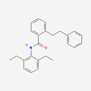 N-(2,6-diethylphenyl)-2-(2-phenylethyl)benzamide