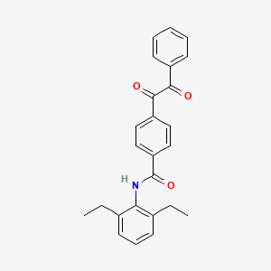 N-(2,6-diethylphenyl)-4-[oxo(phenyl)acetyl]benzamide