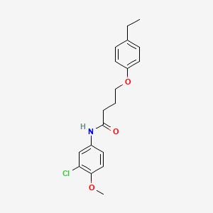 N-(3-chloro-4-methoxyphenyl)-4-(4-ethylphenoxy)butanamide