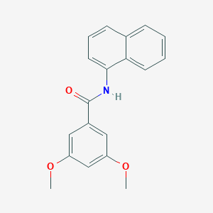 molecular formula C19H17NO3 B375577 3,5-dimethoxy-N-(1-naphthyl)benzamide 