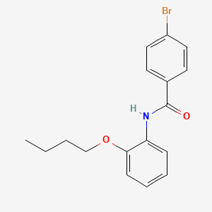 4-bromo-N-(2-butoxyphenyl)benzamide